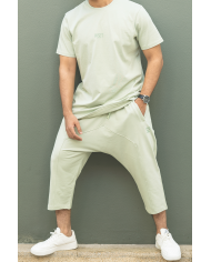 Ensemble Sarouel & tee-shirt - Vert