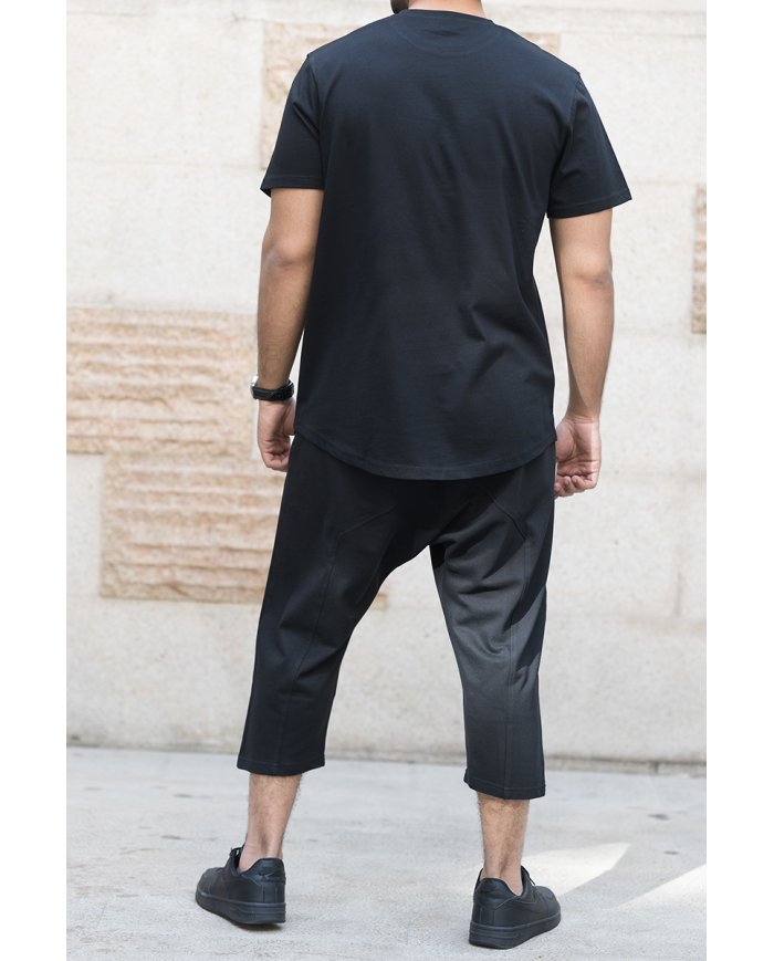 Ensemble Sarouel & tee-shirt - Noir