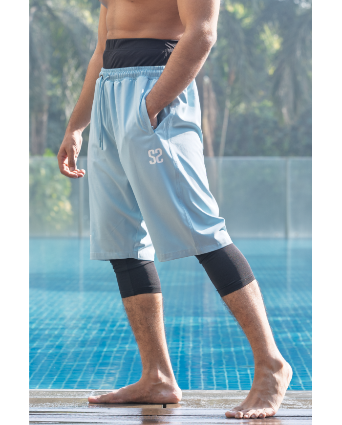 Short Akwatik Sarouel - Bleu