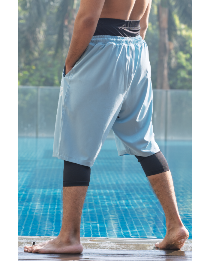 Short Akwatik Sarouel - Bleu