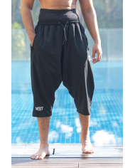 Maillot Akwatik noir – Cycliste intégré & séchage rapide | Sanastyle