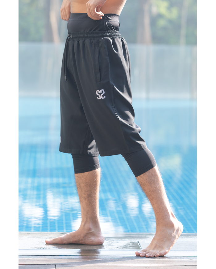 Short Akwatik Sarouel - Noir