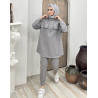 Ensemble décontracté Gris