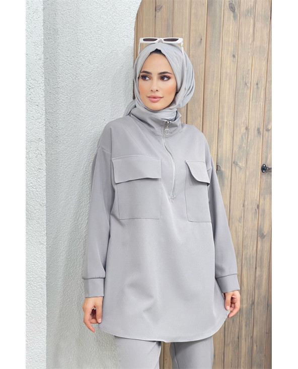 Ensemble décontracté Gris