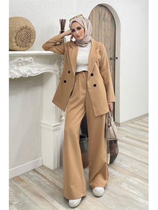 Ensemble Costume Beige