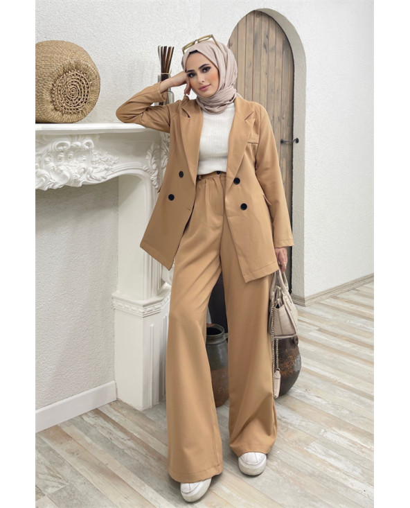 Ensemble Costume Beige