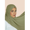 Hijab Soie de Médine Vert Tilleul - SANASTYLE
