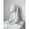 Hijab Croisé Blanc