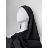 Hijab Croisé Noir
