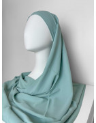 Hijab Croisé Vert D'eau