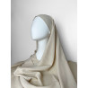 Hijab Croisé Brun