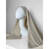 Hijab Croisé Beige