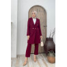 Ensemble Blazer Bordeaux