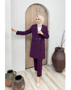 Ensemble Blazer Aubergine