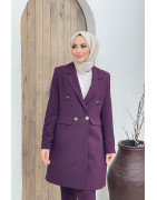 Ensemble Blazer Aubergine