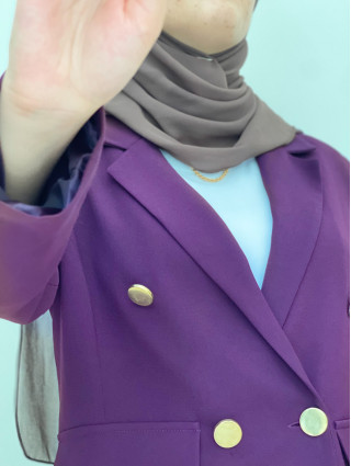 Ensemble Blazer Aubergine