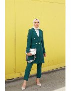 Ensemble Blazer Vert