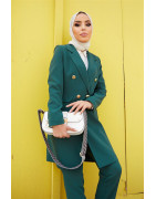 Ensemble Blazer Vert