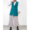 BLAZER VERT SANS MANCHE