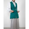 BLAZER VERT SANS MANCHE
