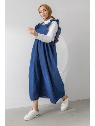 ROBE SALOPETTE EN JEAN