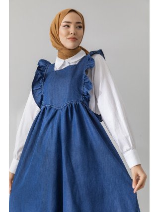 ROBE SALOPETTE EN JEAN