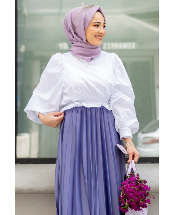 BLOUSE MANCHE BOUFFANTE