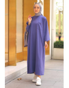 ROBE PULL OVERSIZE - VIOLET