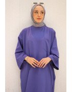 ROBE PULL OVERSIZE - VIOLET