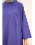 ROBE PULL OVERSIZE - VIOLET