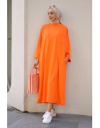 ROBE PULL OVERSIZE - ORANGE