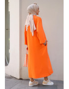 ROBE PULL OVERSIZE - ORANGE