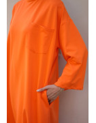 ROBE PULL OVERSIZE - ORANGE