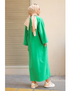 ROBE SWEAT OVERSIZE - VERT