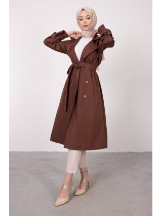 TRENCH-COAT MARRON