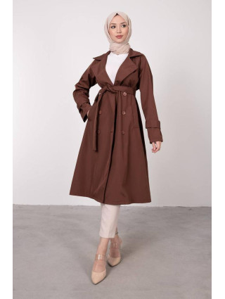 TRENCH-COAT MARRON