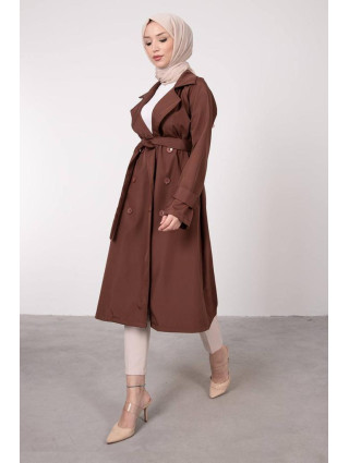 TRENCH-COAT MARRON