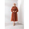 Terracotta - ROBE EN MOUSSELINE