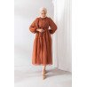 Terracotta - ROBE EN MOUSSELINE